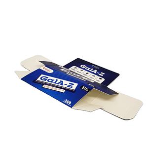 Boîtes d'emballage médical personnalisées, recyclables, brillantes, gaufrées, avec revêtement UV, auto-formables, en papier Bristol - Product Image 6