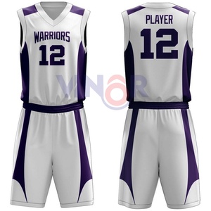 Uniformes de poliéster únicos de baloncesto deportivo de equipo de sublimación unisex de nuevo estilo uniformes de baloncesto de precio personalizado con OEM - Product Image 1