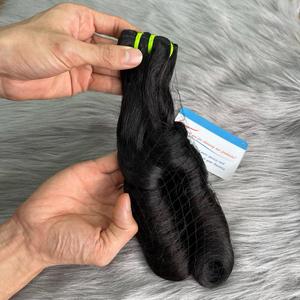 Vente flash Produit phare Faisceau de trame rebondissante pour boucles à la vapeur Extension de cheveux en trame Vietnam en stock Couleur naturelle Aucune perte, Aucun enchevêtrement - Product Image 1