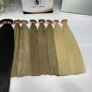 Vente en gros Paquet de cheveux vierges bruts vietnamiens Cuticule cheveux alignés Itip Extension de cheveux humains pour femmes noires - Product Image 6
