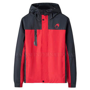 Veste coupe-vent légère de couleur unie veste d'hiver coupe-vent confortable à la mode - Product Image 1