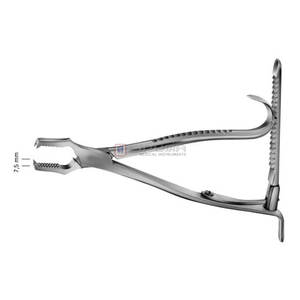 KERN MINI Manual, fórceps de sujeción de hueso de punta de 7,5mm, instrumentos médicos ortopédicos quirúrgicos veterinarios de 155mm de longitud, precio al por mayor - Product Image 1