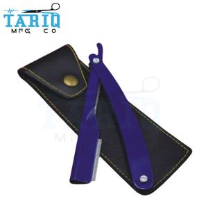 Haute qualité 2023 barbier manche de rasoir droit netteté acier inoxydable rasage rasoir droit avec lame - Product Image 1