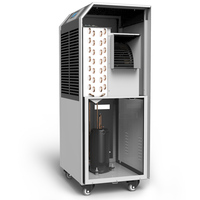 Déshumidificateur commercial portable 90L/D pour salle de culture, sécheur d'air pour piscine avec absorption d'humidité intelligente