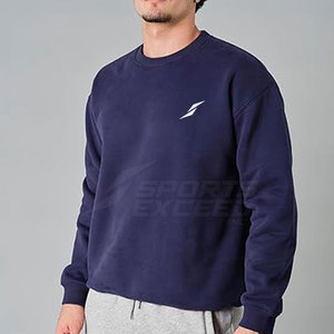 Sudaderas Casuales de Otoño para Hombre, 100% Algodón, Color Sólido, de Alta Calidad, con Tela Transpirable, para Venta en Línea - Product Image 2
