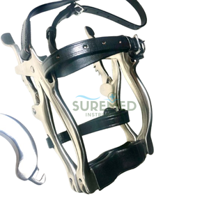 Spéculum d'examen dentaire équin avec jauge buccale pour cheval en acier inoxydable - Product Image 1