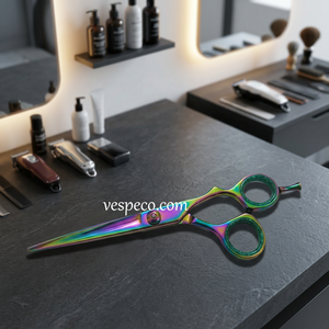 Pet grooming scissors multi titanium coated - Product Image 2