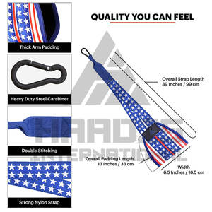 Logotipo personalizado precio al por mayor levantamiento de pesas Ab correas gimnasio levantamiento de pesas colgante Ab correas para gimnasio Fitness entrenamiento Accesorios - Product Image 2