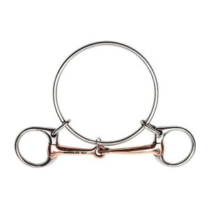 Bocado de Carreras Dexter Copper Mouth, Bocado Profesional de Acero Inoxidable para Caballos de Carreras, Boquilla de Cobre Lisa, Control Superior, Apto - Product Image 3