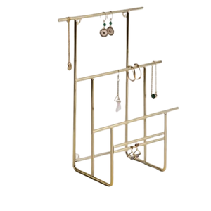 Support de bijoux de conception simple pour accrocher des bijoux nouveau porte-bijoux dernier support de boucle d'oreille en métal à un prix abordable - Product Image 6