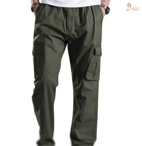 Pantalones Cargo Ropa DE TRABAJO Cargo Sartenes con bolsillo lateral Pantalones completos Pantalones casuales para hombres Pantalones al aire libre Pantalones Cargo - Product Image 1