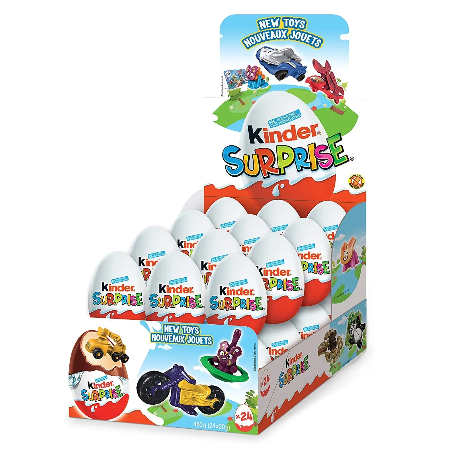 Kualitas asli Kinder Surprise telur coklat, 20 g-pack 36 botol air grosir harga terbaik