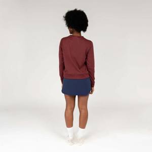 Sudadera de cuello redondo para mujer, tela ligera, transpirable y elástica para entrenamientos y Deportes - Product Image 2