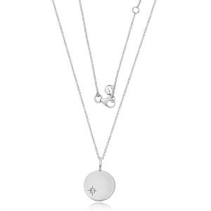 สร้อยคอจี้925แท้สีขาวบุษราคัมหรูหราสำหรับผู้หญิงเครื่องประดับ - Product Image 1