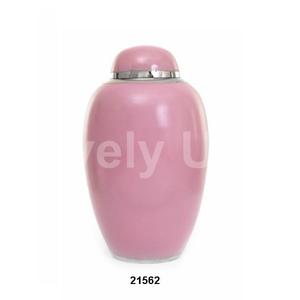 โกศสำหรับเถ้ากระดูกมนุษย์-โกศใส่ขี้เถ้าด้วยมือสำหรับผู้ชาย & ผู้หญิง (สีชมพู) - Product Image 1