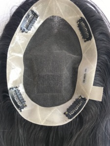 Cheveux Humains Remy de Temple Indien 100% Vierges de Haute Qualité, 5'' 8x6, Topper pour Femme, Trame Double Faite à la Machine, Lisses, Faciles à Teindre, Meilleurs - Product Image 3
