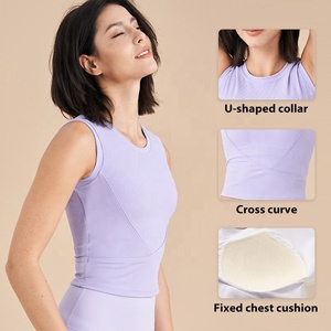 Top Deportivo de Gimnasio para Mujer, Personalizado para Hermandades, con Copa Fija, Efecto Reductor, Cintura Alta y Elástico, para Entrenamiento, Fitness y Yoga - Product Image 1