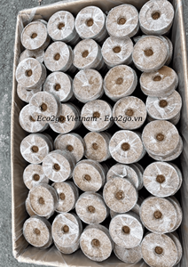 Bloque de plántulas Tapones de coco Venta al por mayor Pellets de coco/Tapones de turba de coco/Máquina de turba de coco de Eco2go Vietnam - Product Image 4
