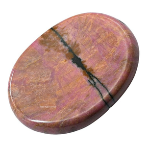 Vente en gros de pierre à soucis en cristal de rhodonite polie faite à la main Style Feng Shui pierre de pouce d'amour pierre semi-précieuse artisanat pour - Product Image 1