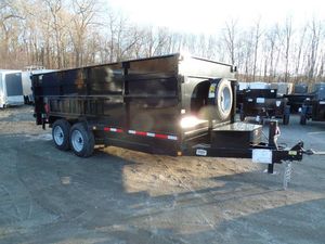 DUMP <b>TRAILER</b> 16.5 CUBIC YARD CAPACITY FOR SALE - Product Image 4