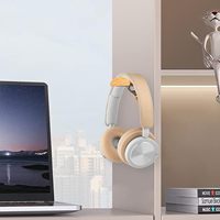 Support Mural en Bois pour Casque Audio Supra-Auriculaire et Serre-Tête, Accroche-Casque Compatible avec AirPods Max Sony