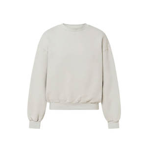 Sudadera Holgada de Cuello Redondo y Lana para Hombre, Jersey de Gran Tamaño con Cuello Redondo y Mezcla de Algodón - Product Image 4