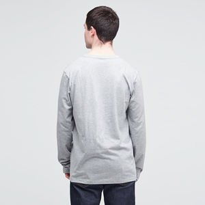 T-shirt à manches longues doux au toucher, 100% coton, 170 GSM, confortable, respirant, vêtements décontractés, fabrication sur mesure, OEM, marque privée, fournisseur d'usine - Product Image 3