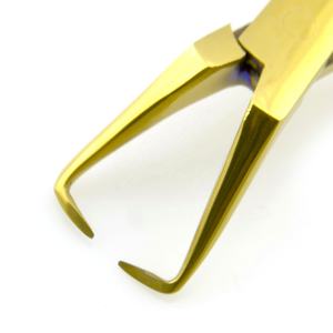 Boîte à outils professionnelle d'extension de cheveux de trame-Ensemble d'outils d'extension de cheveux experts Aiguilles en forme de C avec ciseaux pour stylistes plaqué or - Product Image 4