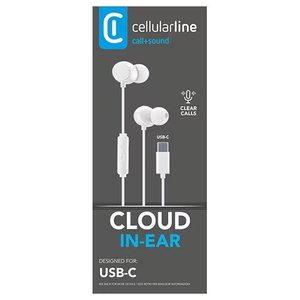 Auriculares con micrófono con cable CLOUD Blancos AUINEARTYPECW - Product Image 2