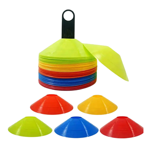 Wholesale Durable <b>Plastic</b> Sports Marker and <b>Disc</b> Cones with Customized Packing for Soccer Training Obstacle Agility - Product Image 2