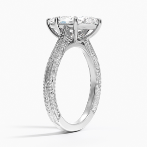 Timeless 10K Gold Engagement <b>Ring</b> with Lab Grown Marquise Diamond Radiant Symmetry for Weddings and Parties <b>Fine</b> <b>Rings</b> - Product Image 4