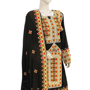 FABRICANTE DE ROPA, VESTIDOS AFGANOS BALOCHIS PERSONALIZADOS PARA MUJER, VESTIDO KUCHI, VESTIDO TRADICIONAL BALOCHI, VESTIDO MÁS VENDIDO PARA MUJER, OEM - Product Image 1