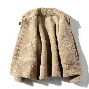 Chaqueta de Hombre de Cuero PU, Estilo Vintage, Corte Ajustado, Cuello Alto, con Logotipo Frontal, Impermeable y Resistente al Viento, Fabricante OEM ODM - Product Image 2