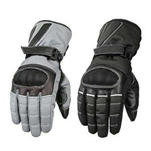 Guantes de carreras de dedos completos personalizados, tela de cuero de vaca auténtica para motociclismo, esquí, deportes informales, equipo de carreras al aire libre - Product Image 1