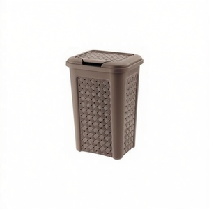 ARIANNA Durable 10Lt Brown Plastic Waste <b>Bin</b> PP Material for Outdoor Office Street or Hospital Usage 8105452909 - Product Image 2