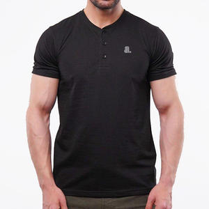 Wholesale Men Short Sleeve <b>Henley</b> <b>T</b> <b>Shirt</b> 2 3 Button Placket Custom Logo Men <b>Henley</b> Tee Short Sleeve Men Cotton <b>Henley</b> <b>T</b> <b>shirt</b> - Product Image 1