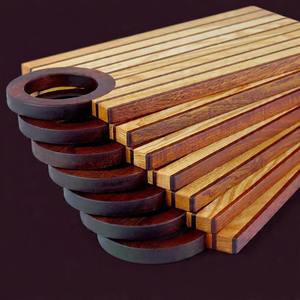 ชุดเขียงไม้ 3 ชิ้น ดีไซน์หรูหรา ทันสมัย เหมาะสำหรับเตรียมอาหารและจัดจานอย่างมีสไตล์ จากประเทศอินเดีย - Product Image 5