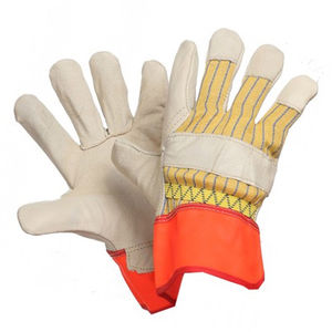 Guantes de Trabajo Industriales de Alta Resistencia, Protección para las Manos, Guantes de Seguridad para Trabajos Pesados, Guantes de Trabajo de Jardinería de Cuero Vacuno de Primera Calidad - Product Image 6
