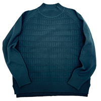 Pull décontracté pour femme 100 % coton, motif floral brodé, anti-boulochage, coupe ample, tricot côtelé, logo frontal, col ras du cou, idéal pour l'hiver