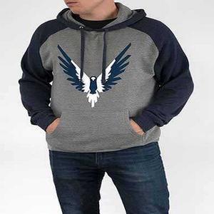 Sudadera con capucha fabricante 350 GSM jersey de gran tamaño sudaderas con capucha gota hombro peso pesado puff estampado sudaderas con capucha hombres de alta calidad - Product Image 3