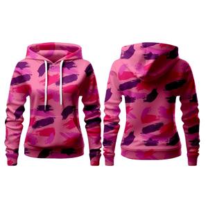 OEM personalizado impreso sudaderas con capucha de punto para las mujeres nueva moda femenina sudadera pulóver lindo manga completa Casual invierno otoño corto - Product Image 2