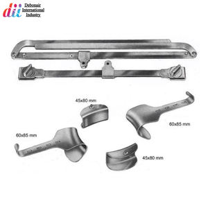 Rétracteur abdominal manuel chirurgical à cadre fixe en acier inoxydable et en acier de qualité supérieure avec lames réutilisables par Debonairii - Product Image 3