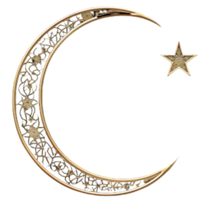 Decoración Metálica de Luna y Estrella de Latón Duradero para Mesa, Decoración del Hogar de Alta Calidad con Acabado Pulido, Fácil Instalación - Product Image 1