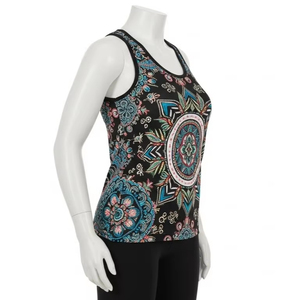 เสื้อโยคะพิมพ์ลายด้วยความร้อนสำหรับผู้ใหญ่ ไซส์พลัส ผลิตจากโพลีเอสเตอร์ ยืดหยุ่น ระบายอากาศได้ดี เหมาะสำหรับออกกำลังกาย ฟิตเนส เทรนนิ่ง และกิจกรรมกีฬา - Product Image 2