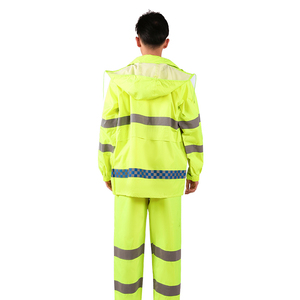 Chaleco y chaqueta de seguridad reflectantes de tela de seguridad nueva de alta calidad, ropa de trabajo transpirable duradera con alta visibilidad - Product Image 3