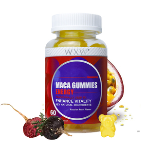 Bonnes affaires : Gummies à la racine de maca noire pour la récupération énergétique sportive et l'amélioration de l'énergie masculine – Bonbons à mâcher à la maca de marque privée - Product Image 1