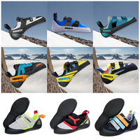 Fabricant de chaussures d'escalade professionnelles Oem personnalisées à l'extérieur, à coupe basse, durables et antidérapantes en caoutchouc