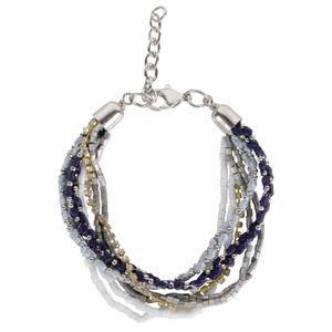 ลูกปัดและกำไลข้อมือสีอ่อนแบบมินิมอลลิสต์พร้อมผิวโลหะขัดเงาเพื่อลุคที่หรูหรา - Product Image 2