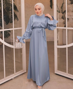 Nuevas colecciones Conjunto de dos piezas Abaya turco con diseño modesto Hermoso pañuelo a juego para uso informal diario - Product Image 1