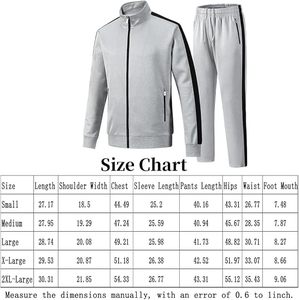 ชุดกีฬาแบบซิปสองชิ้นสำหรับผู้ชายชุดวิ่งออกกำลังกายในฤดูหนาวชุดวิ่งออกกำลังกายแบบมีซิปมีกระเป๋า - Product Image 6